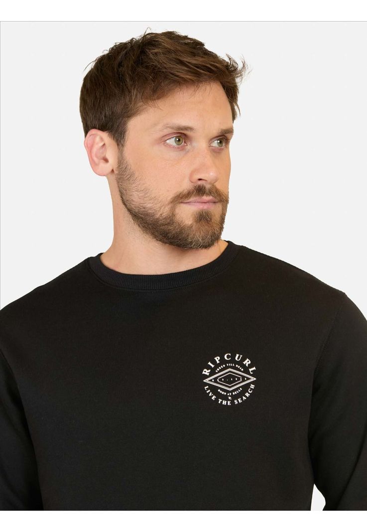 Poleron CR Zenrip Negro Hombre Rip Curl-2