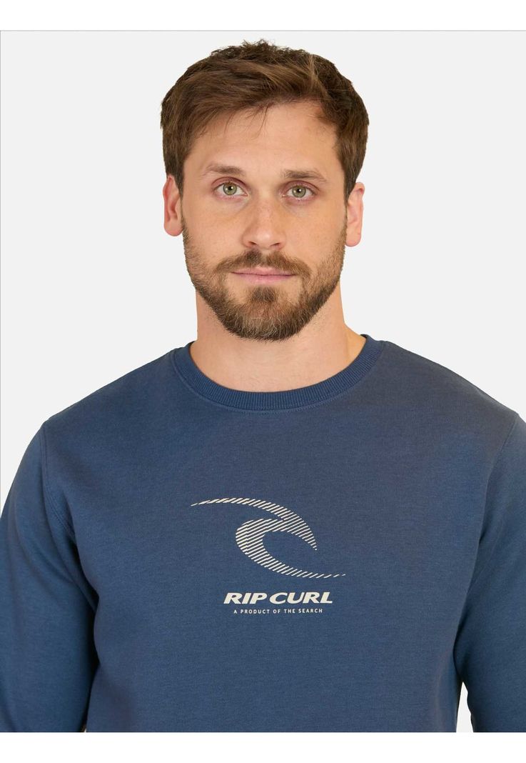 Poleron CR Search Art Crew Azul Hombre Rip Curl-2