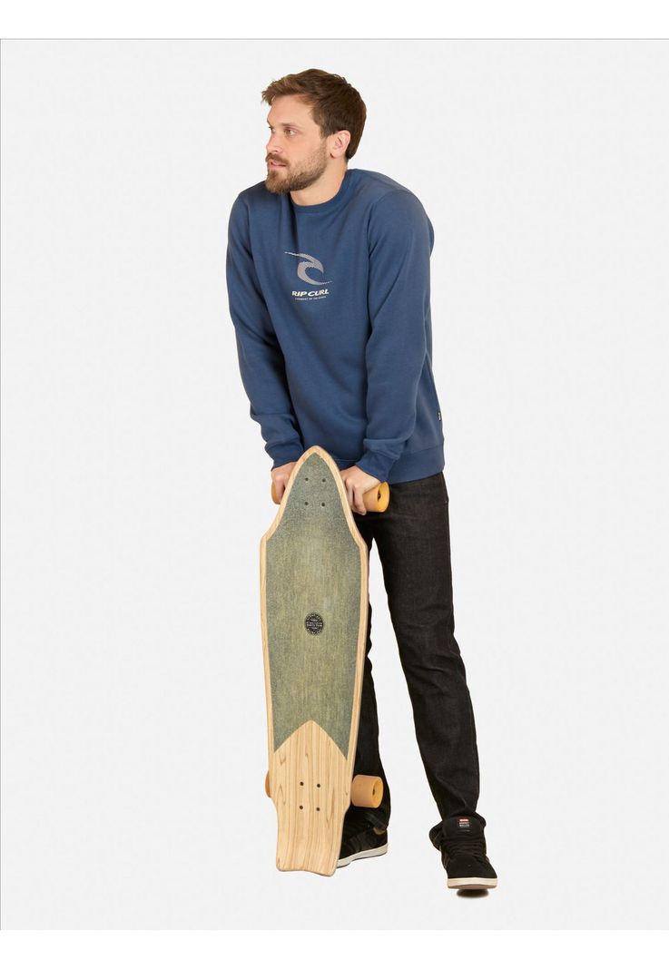 Poleron CR Search Art Crew Azul Hombre Rip Curl-3