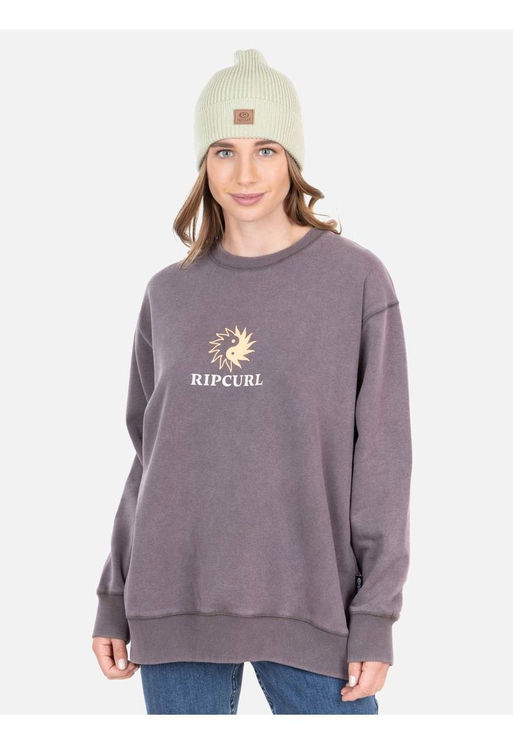 Poleron CR In To The Cosmic Bliss Crew Café Mujer Rip Curl-0