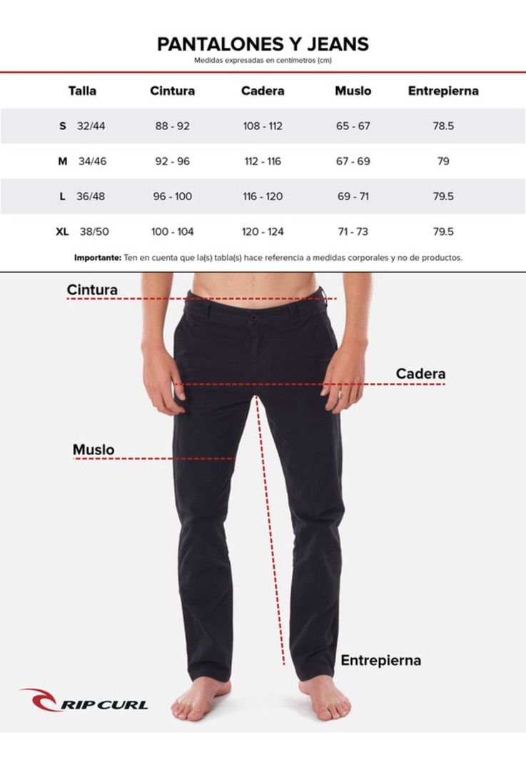 Jeans 6N668 Hombre Azul Rip Curl-2