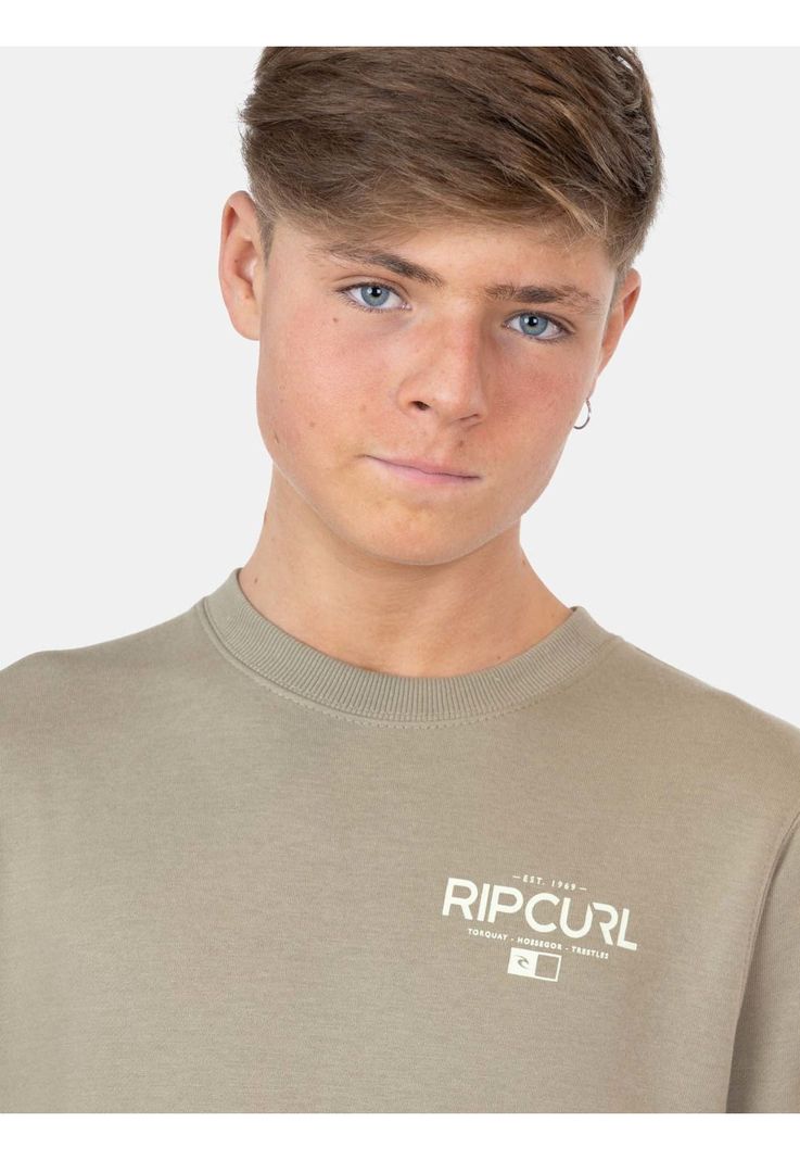 Poleron Cuello Redondo Wetsuit Mfg Co. Crew Infantil Rip Curl-0