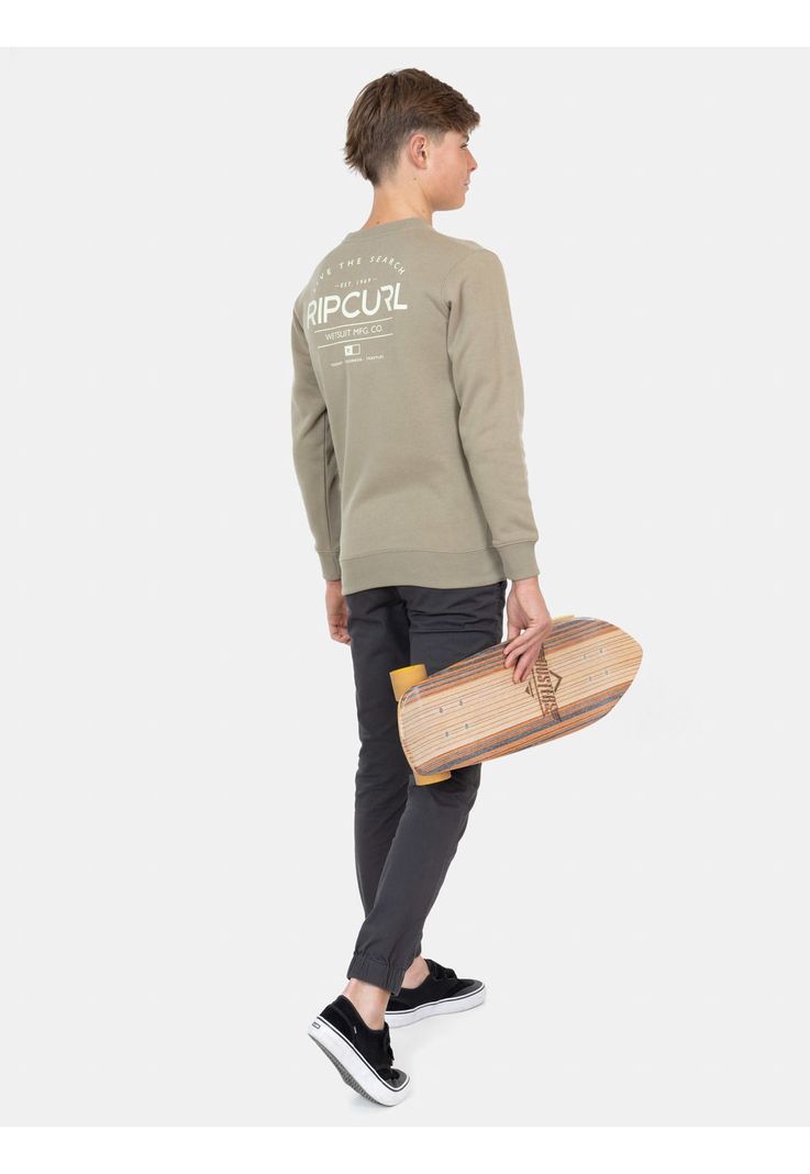 Poleron Cuello Redondo Wetsuit Mfg Co. Crew Infantil Rip Curl-1