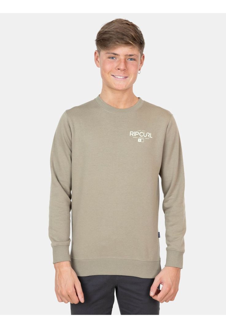 Poleron Cuello Redondo Wetsuit Mfg Co. Crew Infantil Rip Curl-2