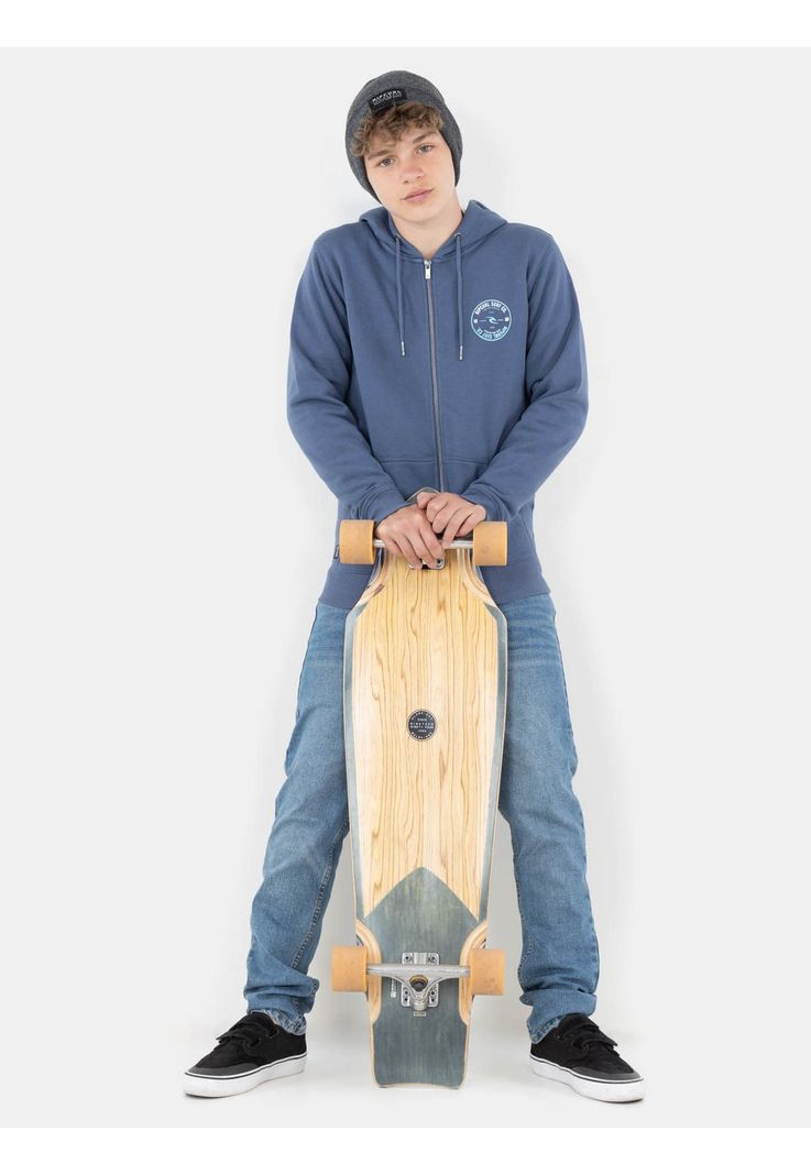 Poleron Rc Surf Co. Full Zip Marino Infantil Rip Curl-3