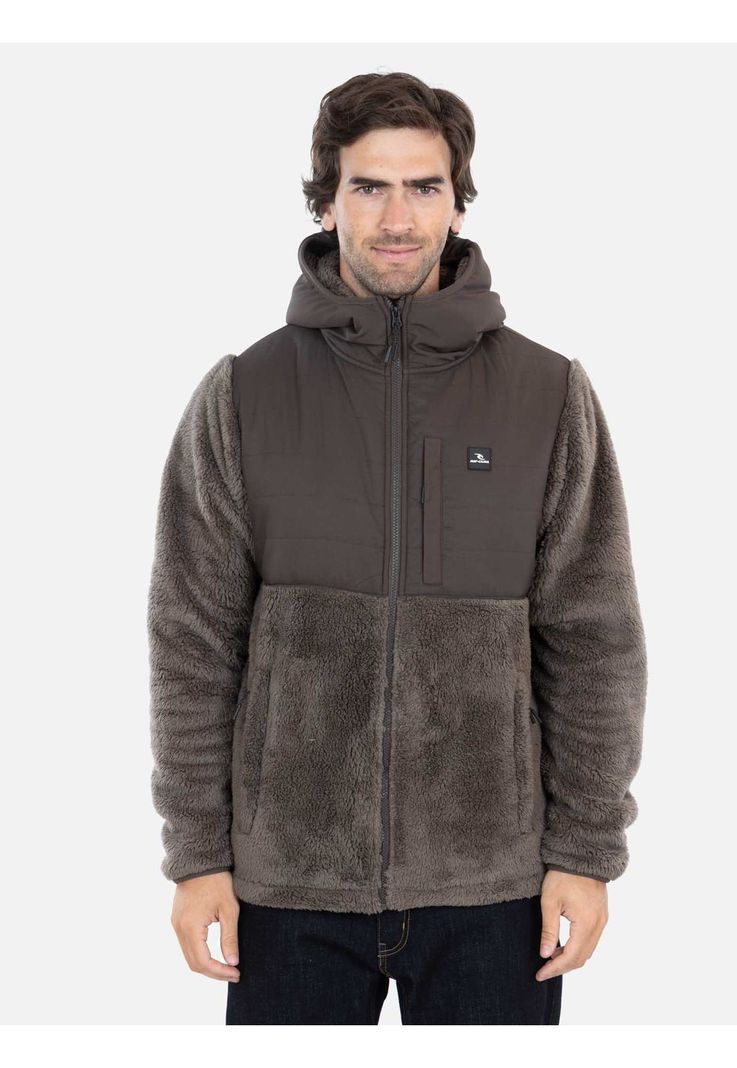 Poleron Chiporro Nirvann Café Hombre Rip Curl-0