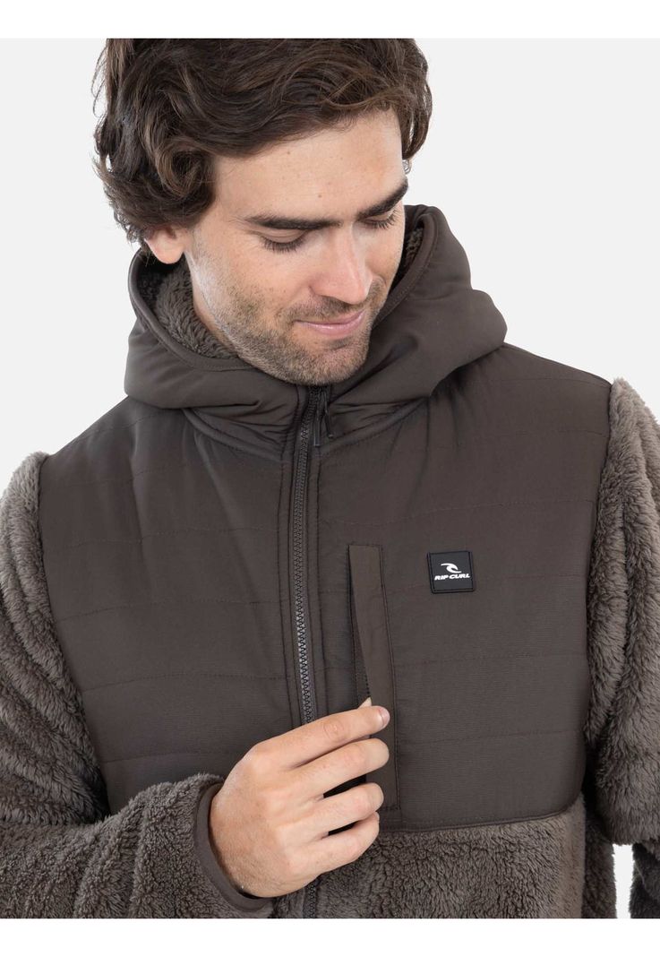 Poleron Chiporro Nirvann Café Hombre Rip Curl-2