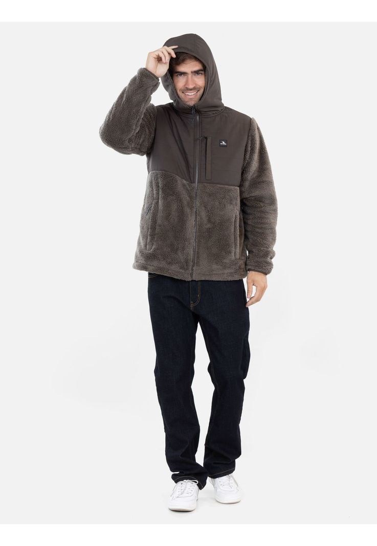 Poleron Chiporro Nirvann Café Hombre Rip Curl-3