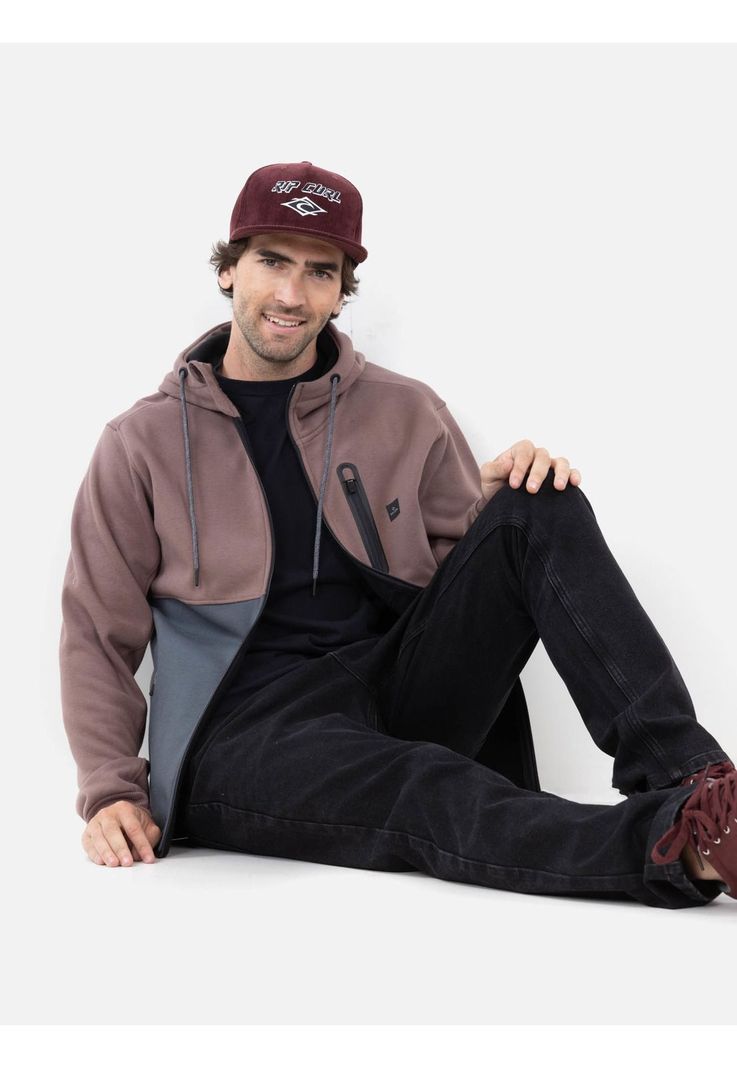 Poleron Bonded RC Burdeo Hombre Rip Curl-3