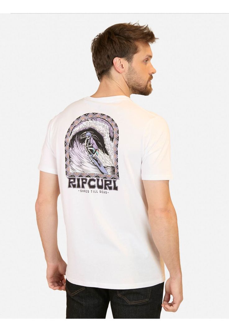 Polera MC Shred till dead Blanco Hombre Rip Curl-1