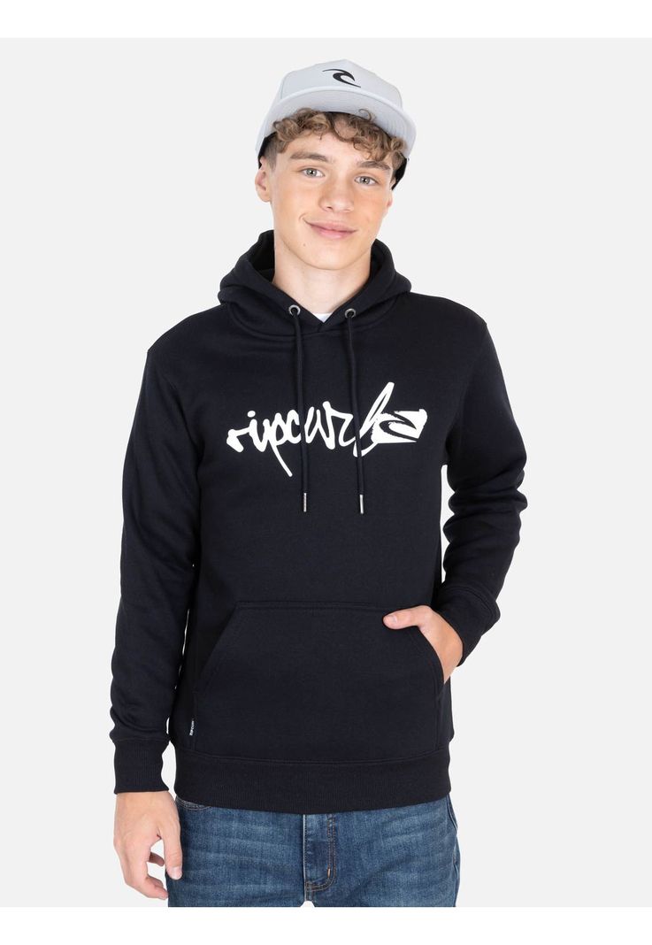Poleron Canguro Ripaya Negro Infantil Rip Curl-0