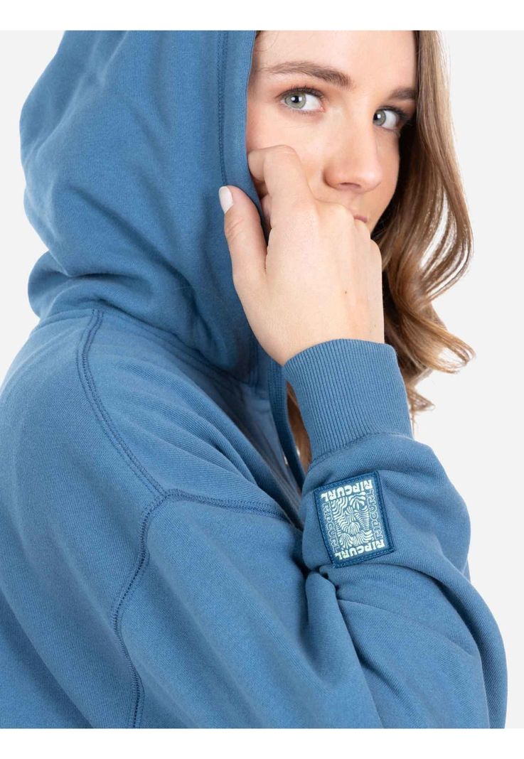 Poleron FZ Floral Full Zip Denim Mujer Rip Curl-2