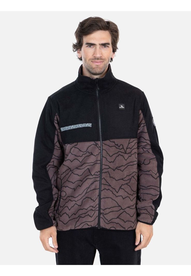Poleron Micropolar Rouge Multicolor Hombre Rip Curl-0