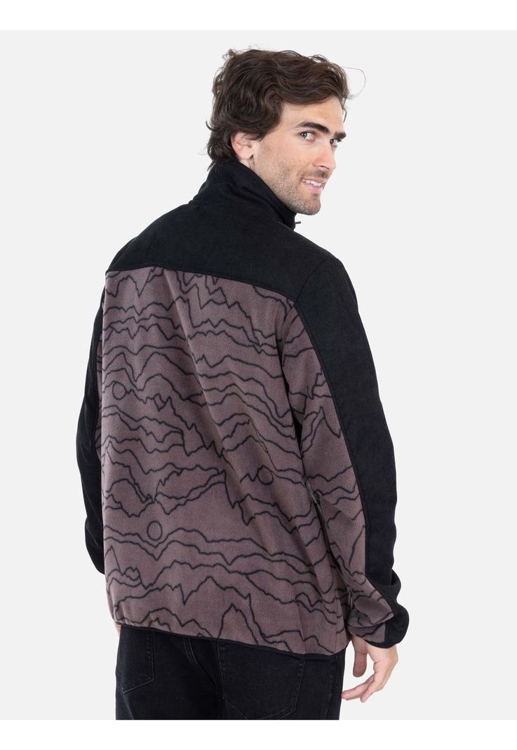 Poleron Micropolar Rouge Multicolor Hombre Rip Curl-1