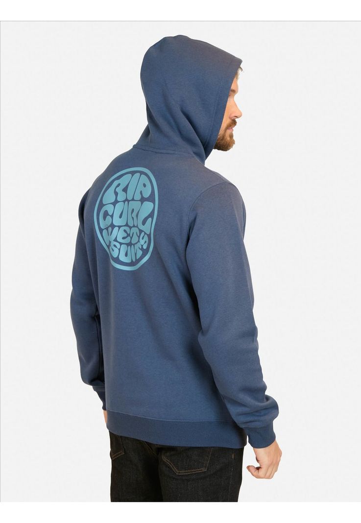 Poleron Canguro Wetsuits Logo Azul Hombre Rip Curl-1