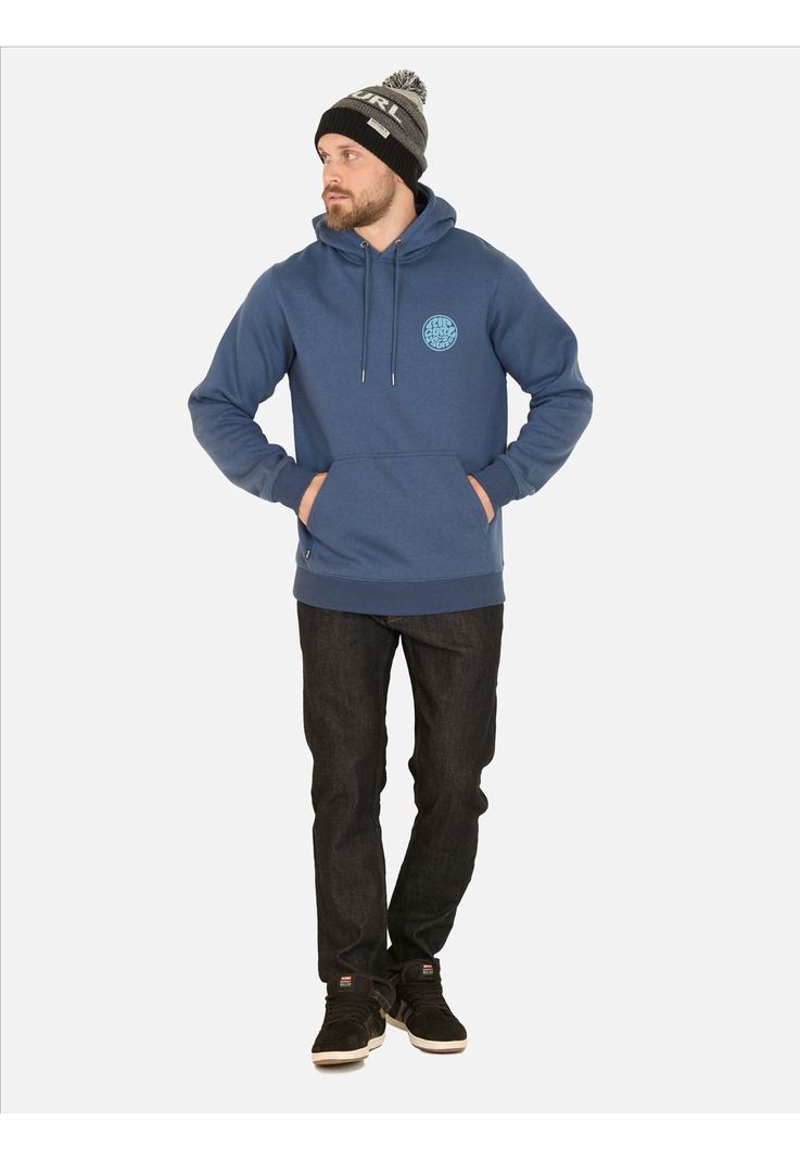 Poleron Canguro Wetsuits Logo Azul Hombre Rip Curl-3