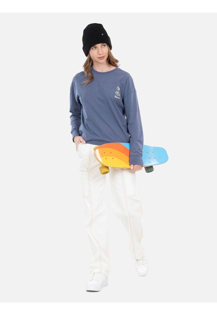 Polera ML Rena Celeste Mujer Rip Curl-3