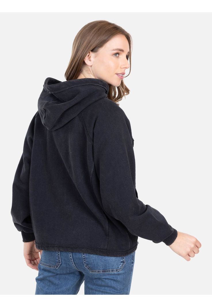 Poleron FZ Mai Full Zip Negro Mujer Rip Curl-1