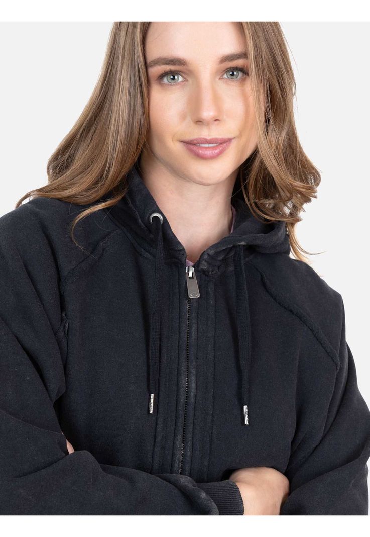 Poleron FZ Mai Full Zip Negro Mujer Rip Curl-2