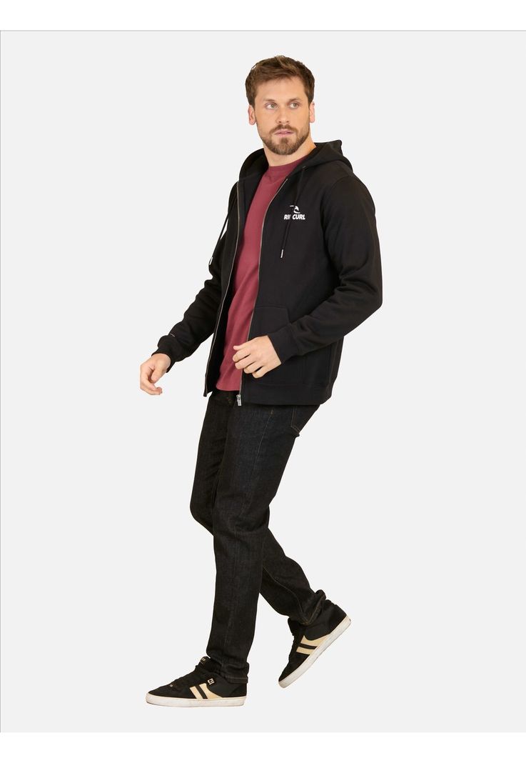 Poleron FZ Rc Classic Search Negro Hombre Rip Curl-2
