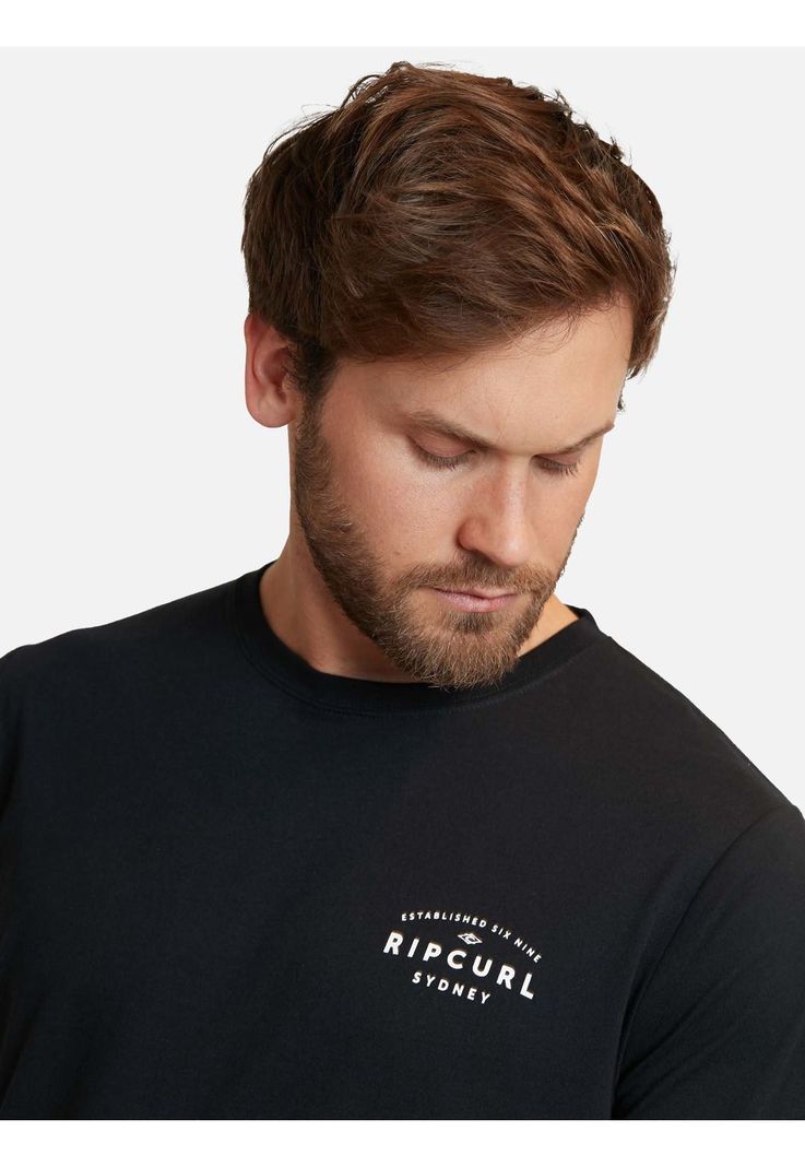 Polera Journeys Dest Tee Sydney Negro Hombre Rip Curl-2