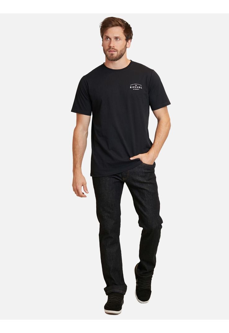 Polera Journeys Dest Tee Sydney Negro Hombre Rip Curl-3