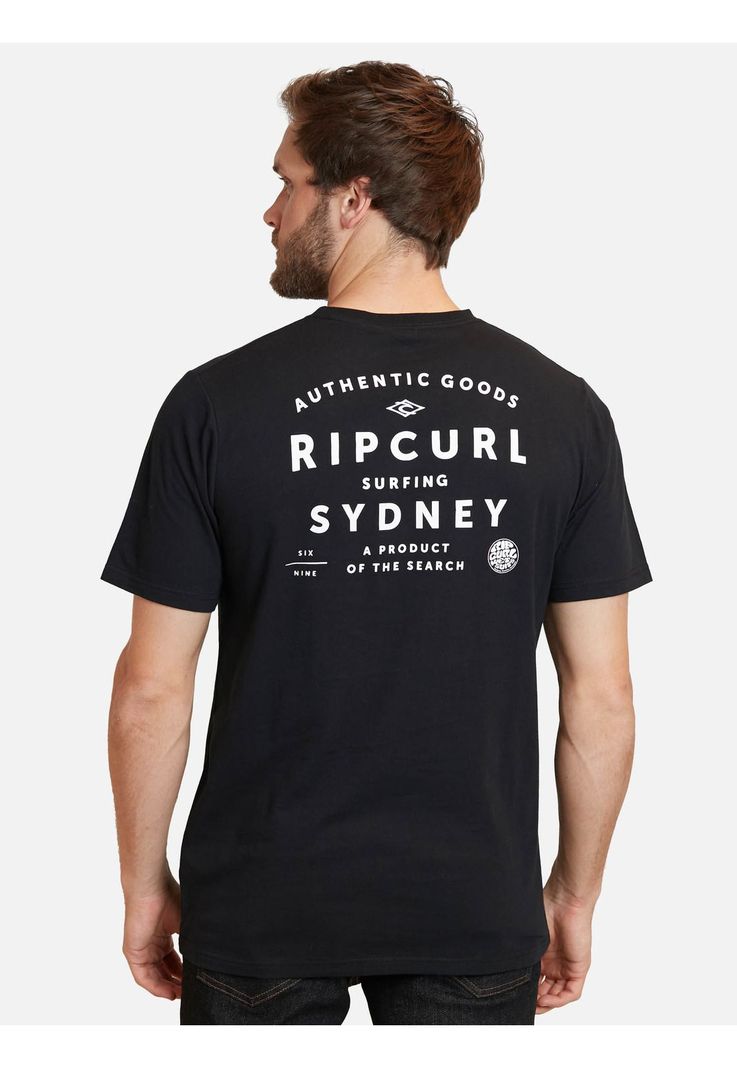 Polera Journeys Dest Tee Sydney Negro Hombre Rip Curl-1