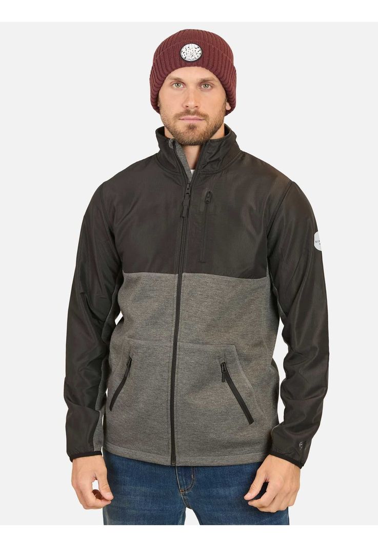 Poleron Survival Negro Hombre Rip Curl-0