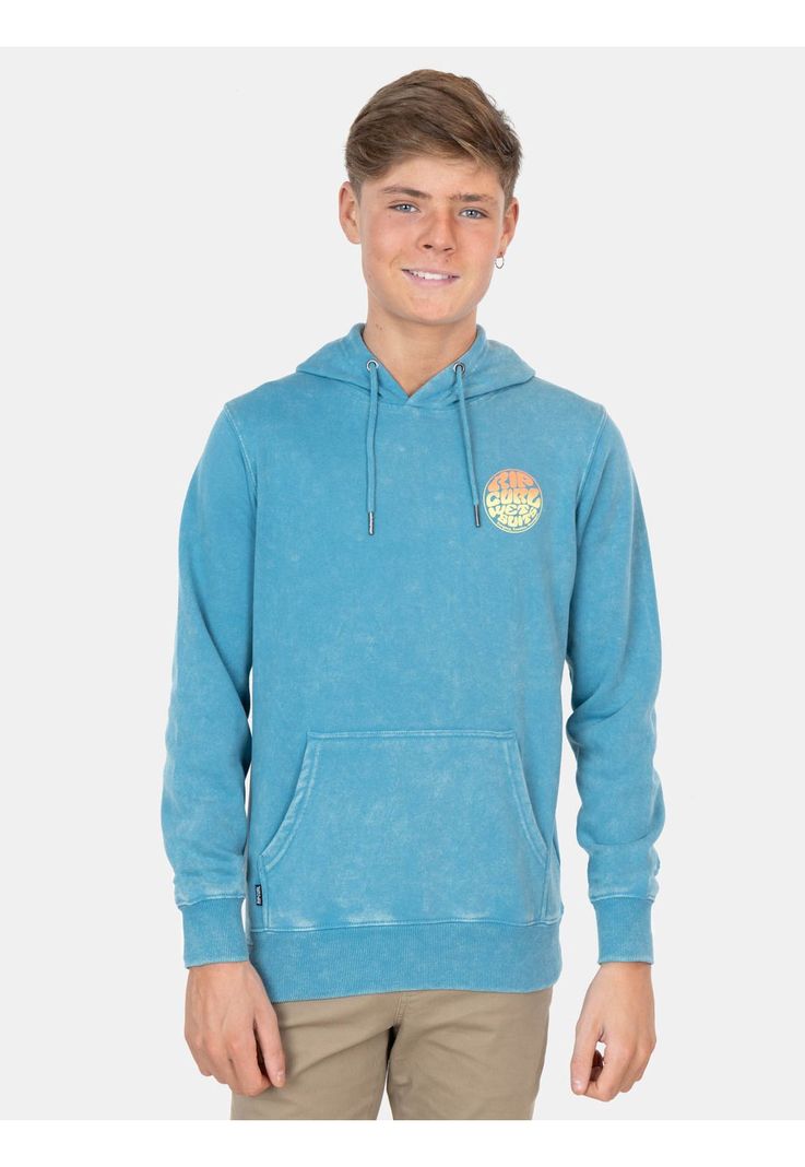 Poleron Canguro Wild Wave Celeste Infantil Rip Curl-0