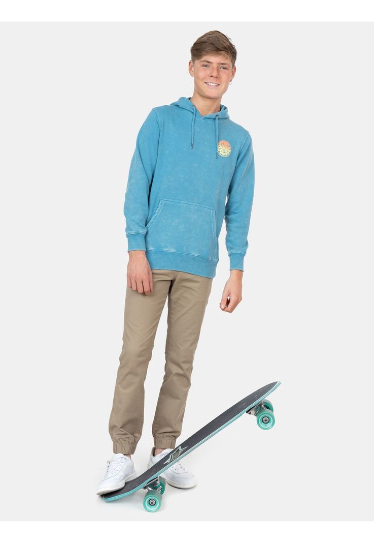 Poleron Canguro Wild Wave Celeste Infantil Rip Curl-2