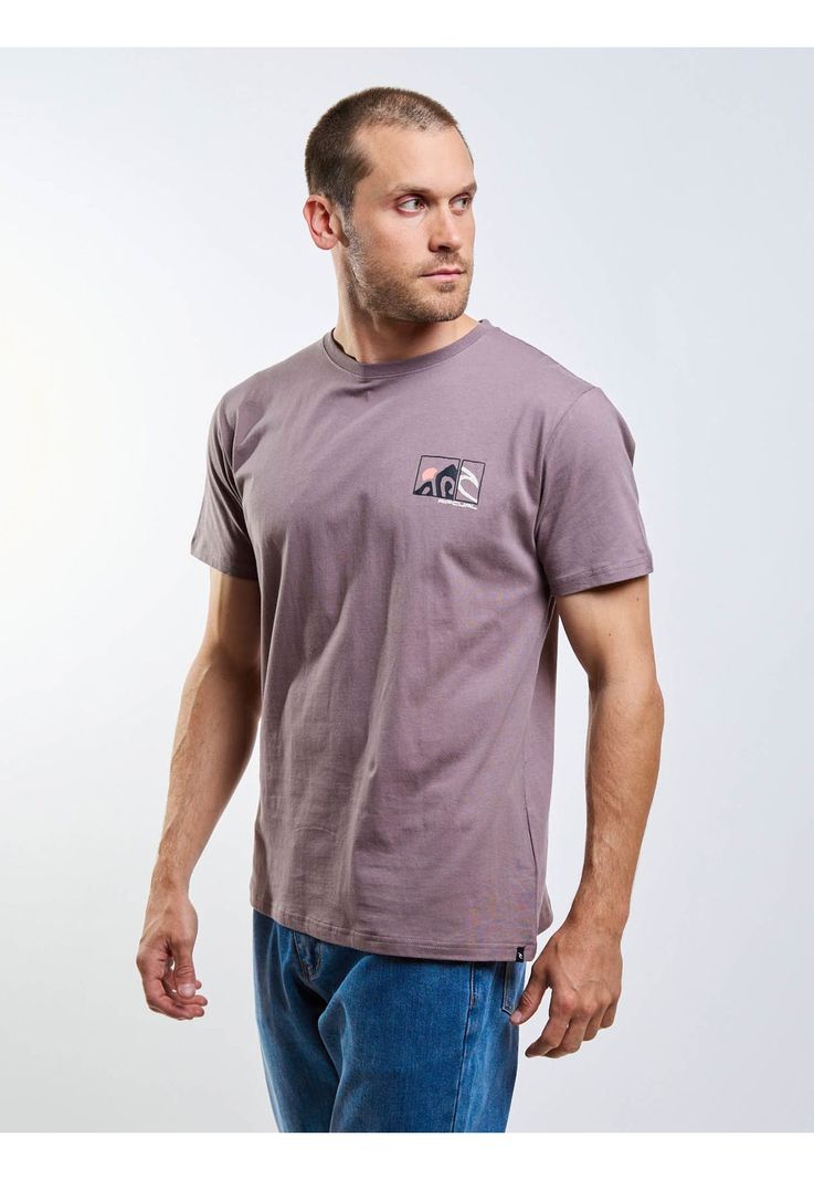 Polera MC Explorer Cafe Hombre Rip Curl S
