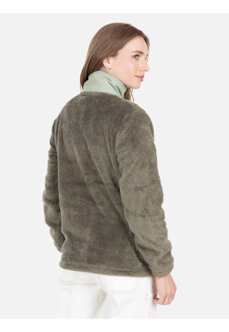 Poleron Chiporro Wildcore Khaki Mujer Rip Curl-1