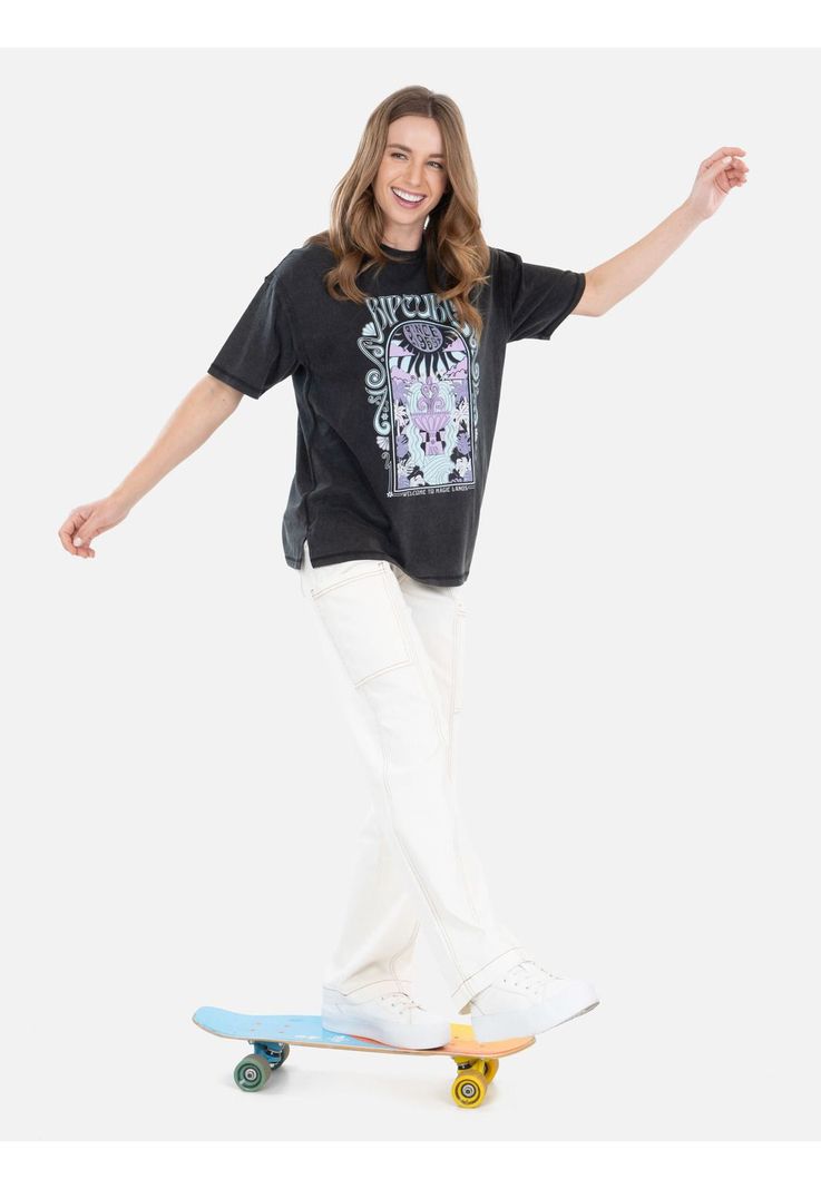 Polera MC Jaley Negro Mujer Rip Curl-3