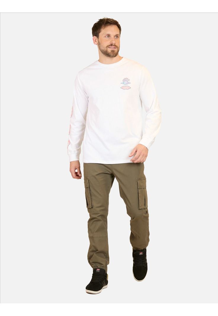 Polera ML LunarX Blanco Hombre Rip Curl-3