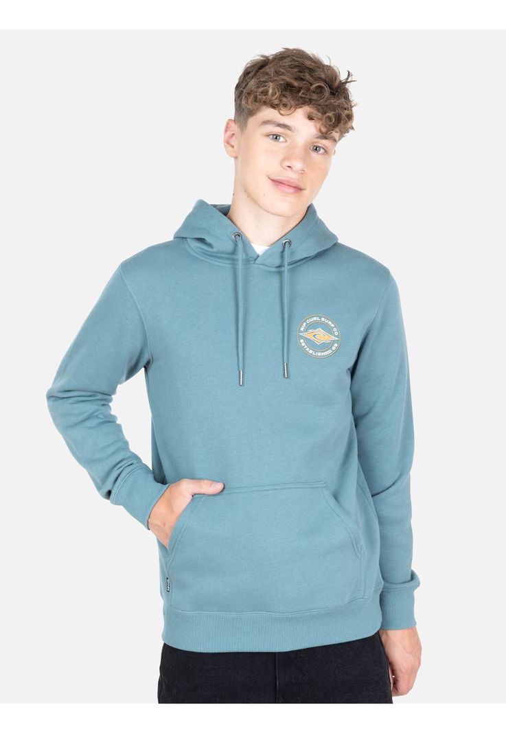 Poleron Canguro Swellon Celeste Infantil Rip Curl-0