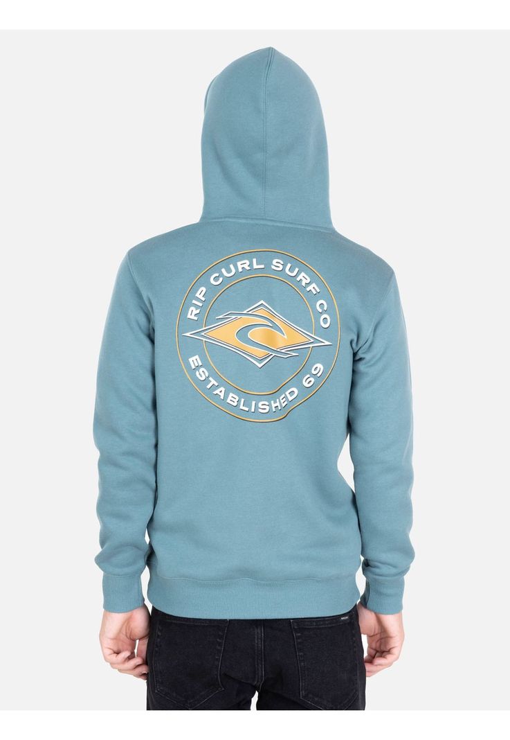 Poleron Canguro Swellon Celeste Infantil Rip Curl-1