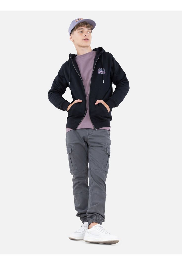 Poleron FZ Zurfia Negro Infantil Rip Curl-3