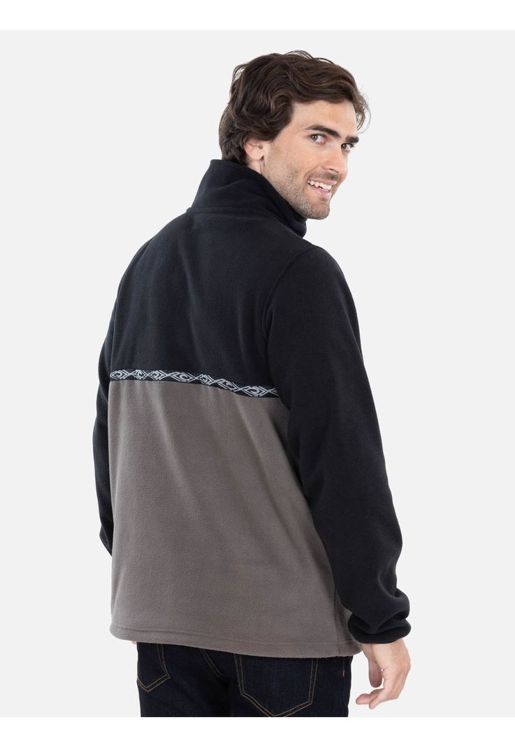 Poleron Micropolar Kahi Rc Negro Hombre Rip Curl-0