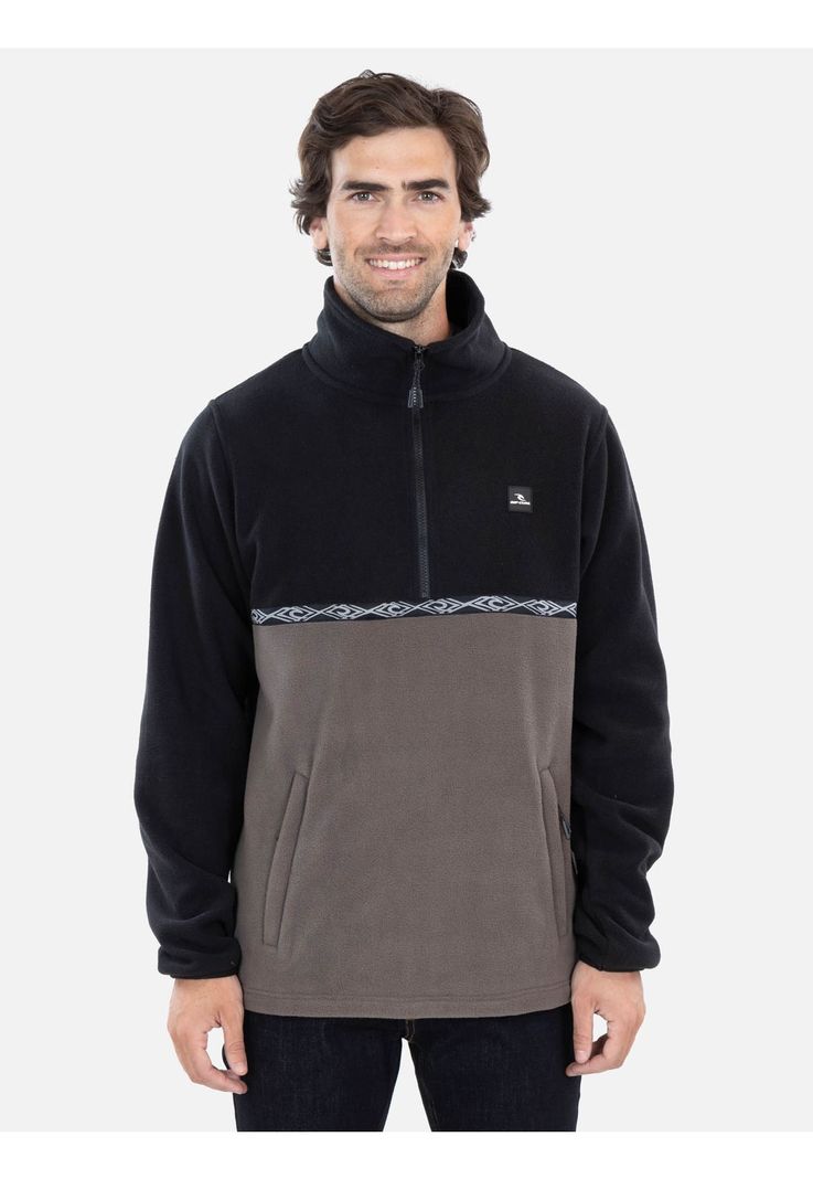 Poleron Micropolar Kahi Rc Negro Hombre Rip Curl-2