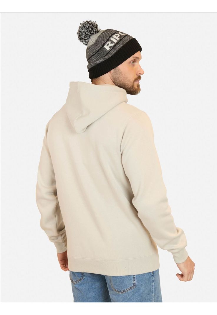 Poleron Canguro Rip Curl Scrip Hoodie Gris Hombre Rip Curl-1