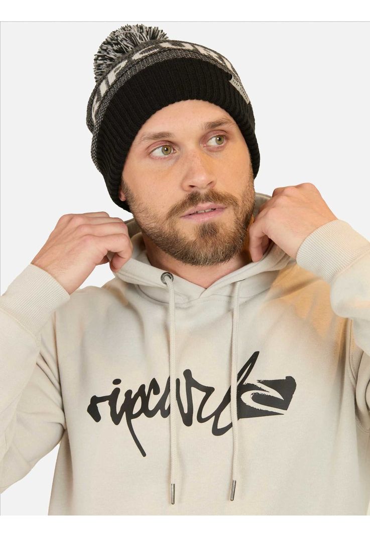 Poleron Canguro Rip Curl Scrip Hoodie Gris Hombre Rip Curl-2