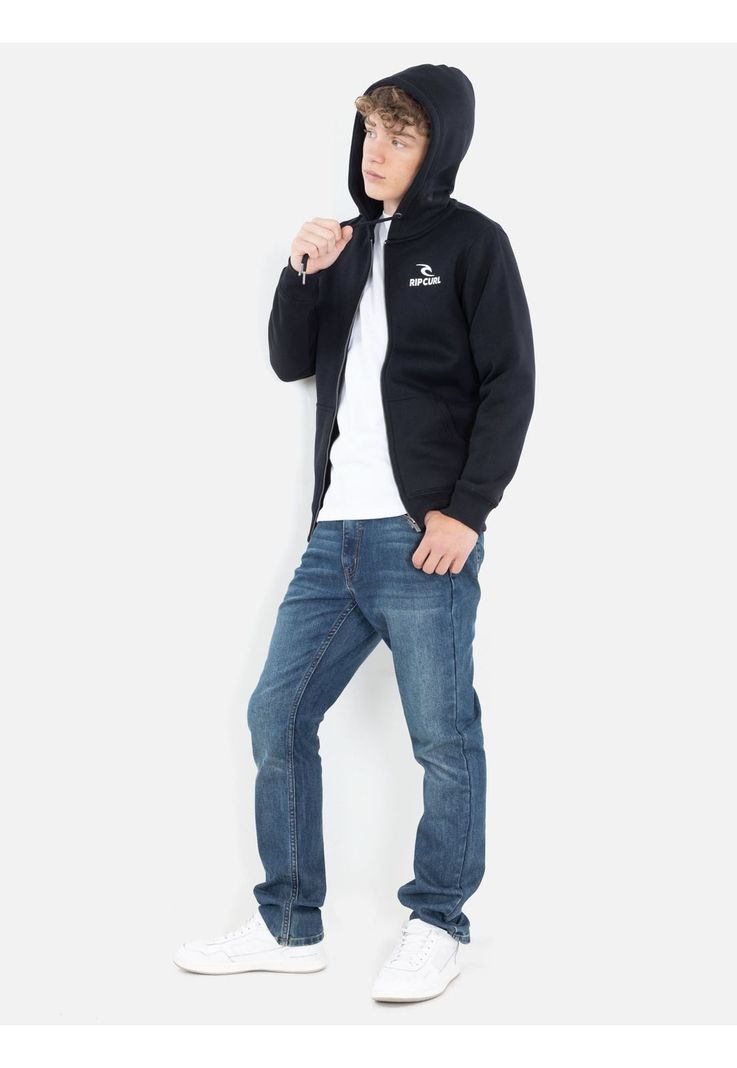 Poleron FZ Tidalon Negro Infantil Rip Curl-3