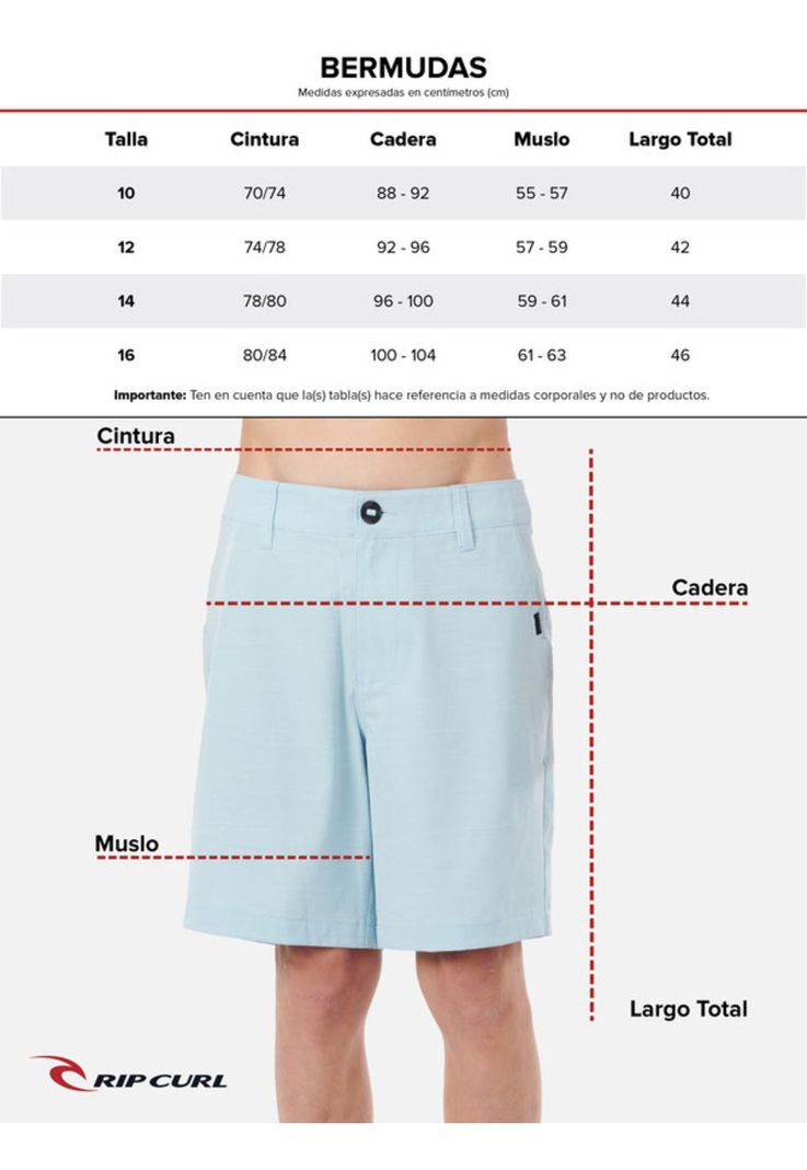 Bermuda Juvenil 6B422-MV22 Verde Rip Curl-2