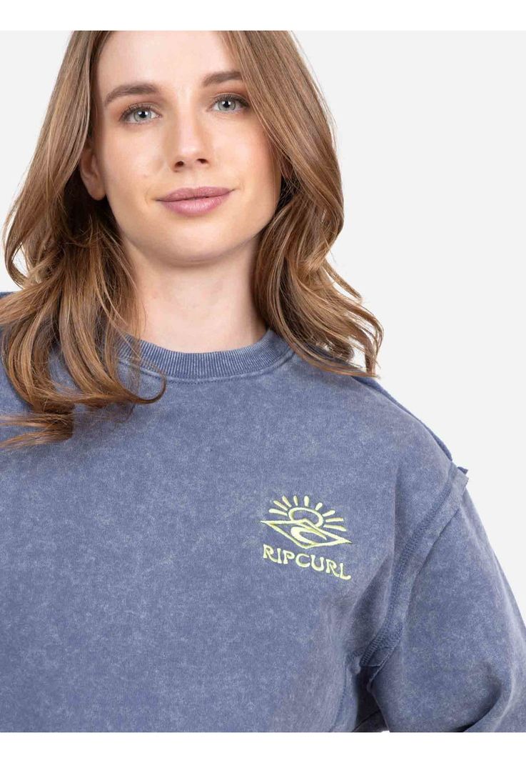 Poleron CR The Search Crew Azul Mujer Rip Curl-2
