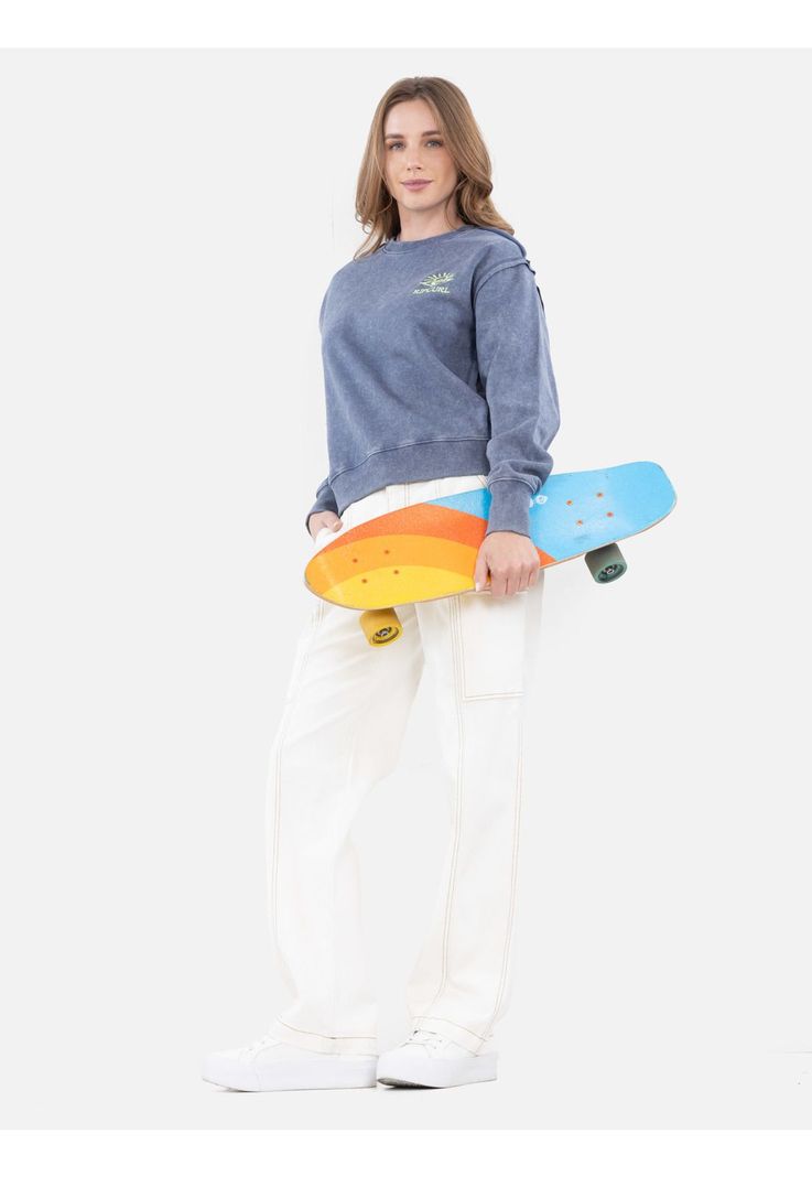 Poleron CR The Search Crew Azul Mujer Rip Curl-3