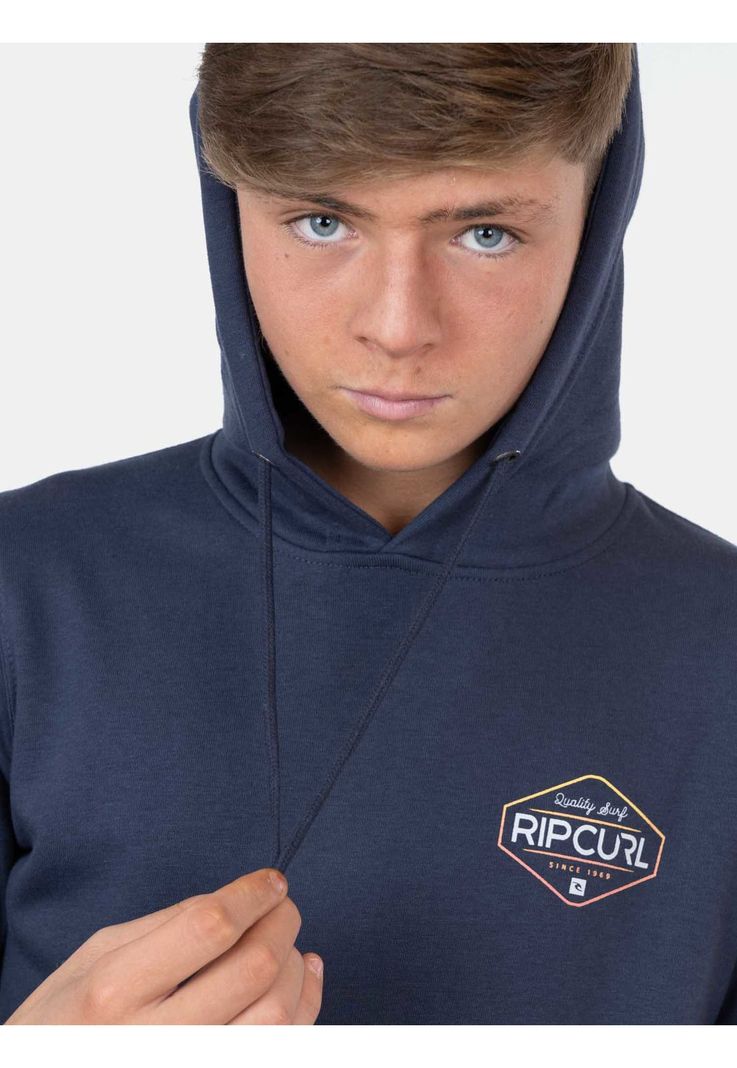 Poleron Canguro Dinamic Azul Infantil Rip Curl-1