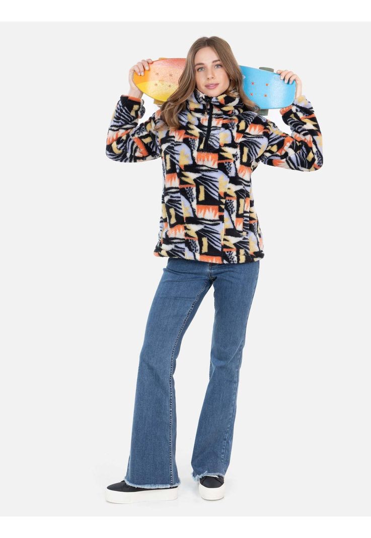 Poleron Chiporro Daffodil Hill Multicolor Mujer Rip Curl-3