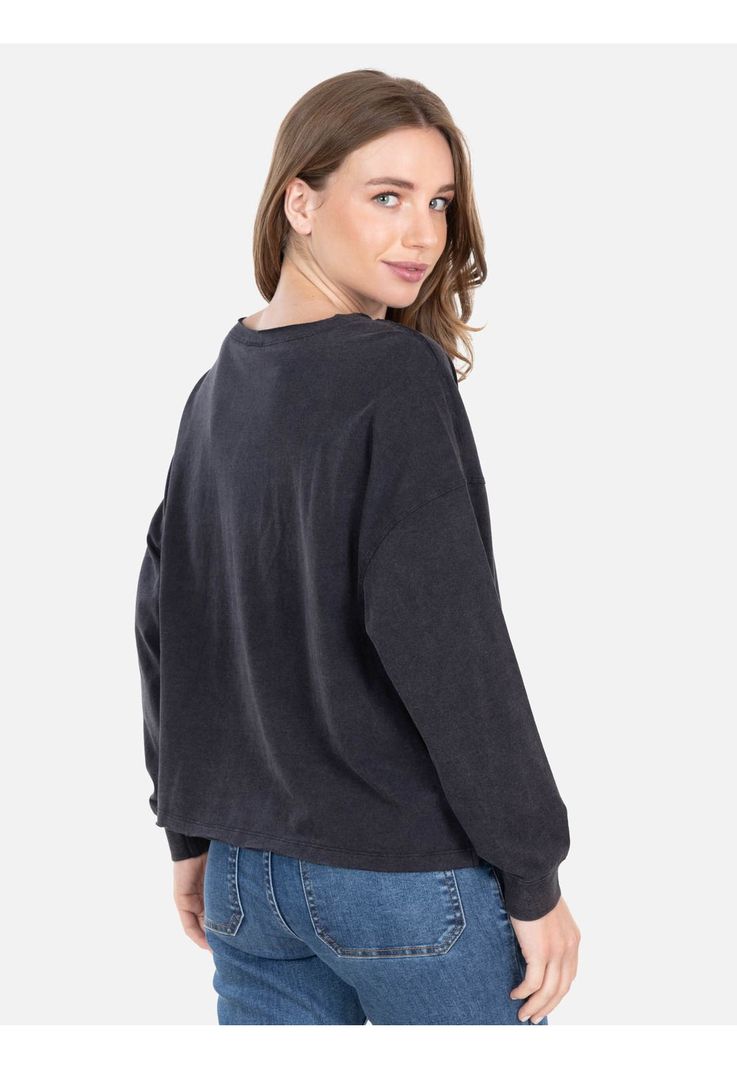 Polera ML Kaila Negro Mujer Rip Curl-1