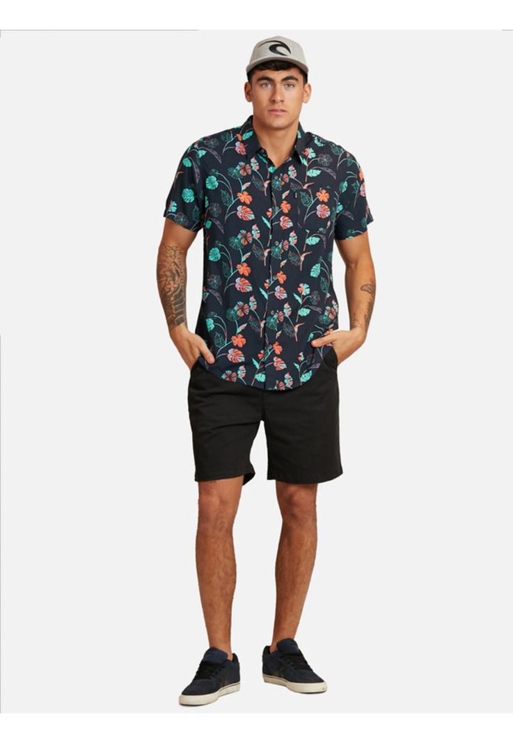 Camisa M/C Multicolor Hombre Ripcurl-3