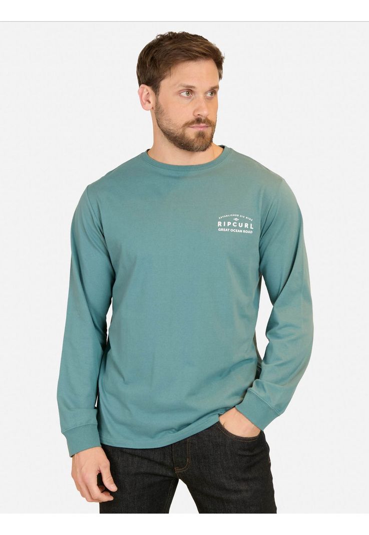 Polera ML RC GOR Azul Hombre Rip Curl-0